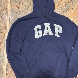 GAP Men's Navy Blue Hoodie Sweater